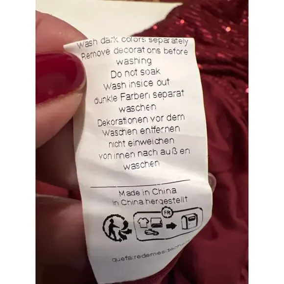 Grace Karin Sequin Glitter Off The Shoulder Cocktail Party Dress NWT Size XL - Picture 10 of 11